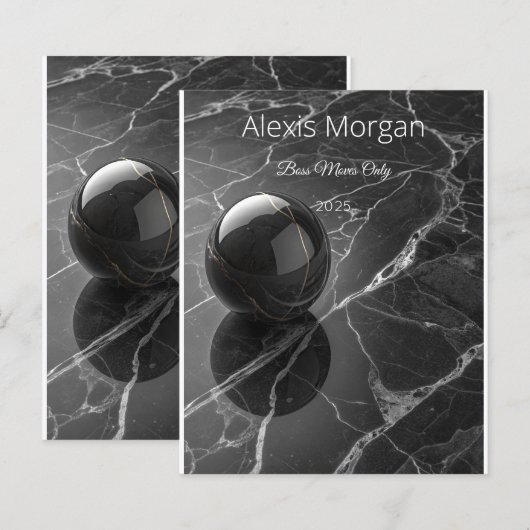 Modern Minimalist Pink-Purple Border Template (Front/Back)