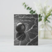 Modern Minimalist Pink-Purple Border Template (Standing Front)