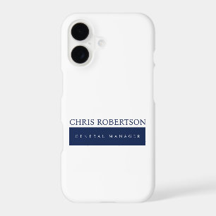 Modern Minimalist Plain iPhone 17 Case