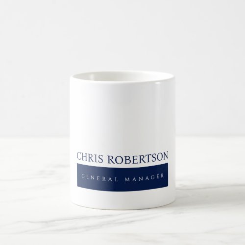 Modern Minimalist Plain Coffee Mug