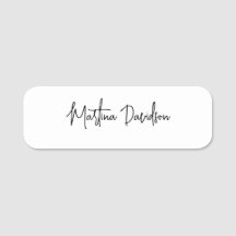 Modern Minimalist Plain Creative Calligraphy