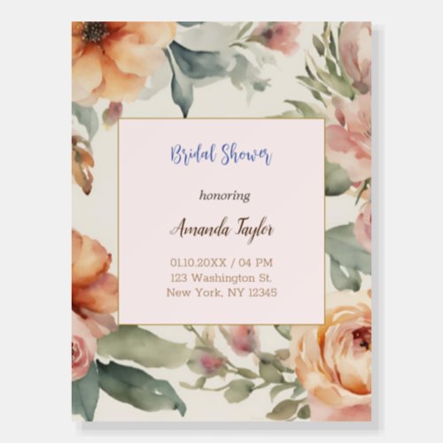 Modern Minimalist Plain Floral Foam Board