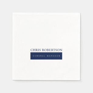 Modern Minimalist Plain Napkins