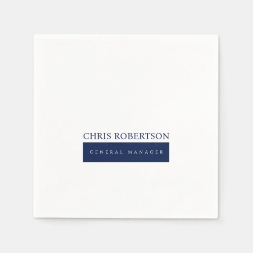 Modern Minimalist Plain Napkins