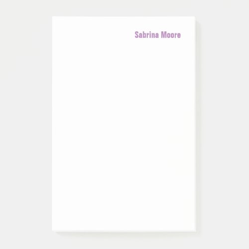 Modern Minimalist Plain Professional Post_it Notes