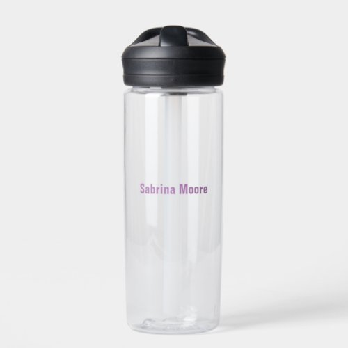 Modern Minimalist Plain Professional Water Bottle