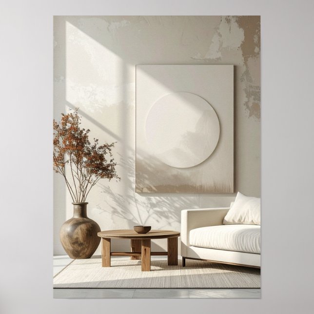 Modern minimalist poster (Front)