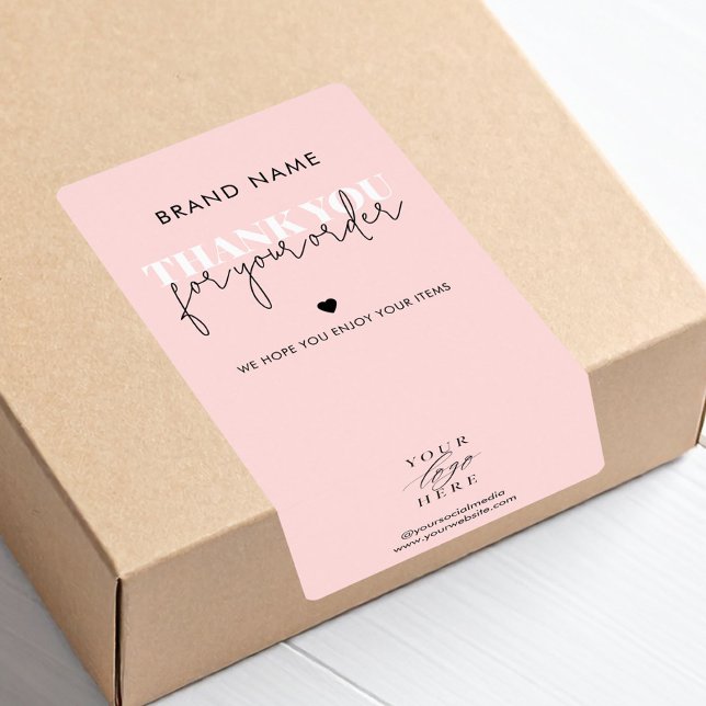 Modern Minimalist Product Packaging Box Seal Label (Creator Uploaded)