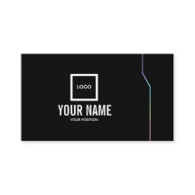 Modern Minimalist Professional Black Corporate