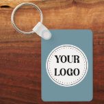 Modern Minimalist Professional Black  Keychain<br><div class="desc">EVERYONE CAN USE THIS DESIGN.You are free to add,  edit,  or resize the logo,  photo,  text,  and colors as you choose.Many thanks.</div>