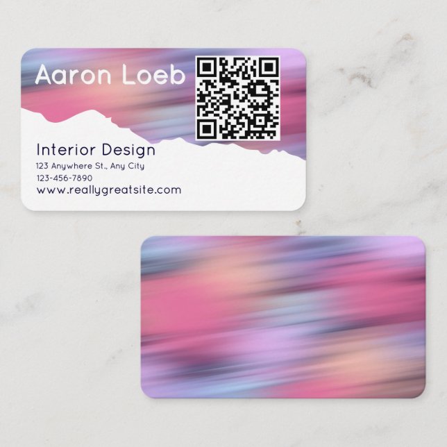 Modern Minimalist Professional Business Card (Front/Back)