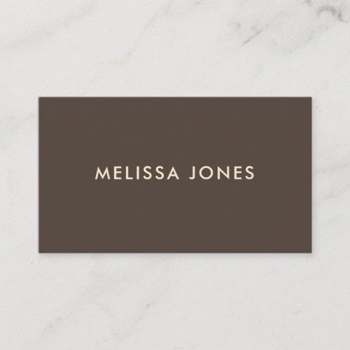 Modern Minimalist  Professional Business Card