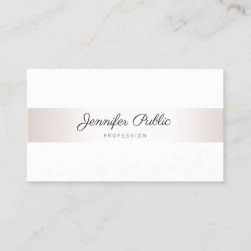 Modern Minimalist Professional Elegant Template Business Card