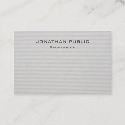 Modern Minimalist Professional Elegant Template Business Card