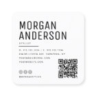 Modern Minimalist Professional Photo QR CODE