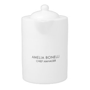 Modern Minimalist Professional Plain Simple Teapot