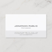 Modern Minimalist Professional Simple Template Business Card at Zazzle