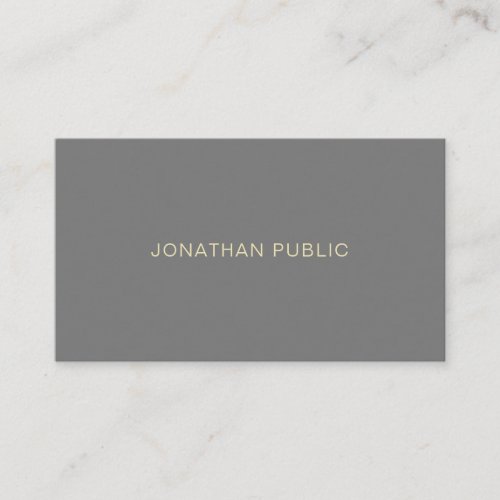 Modern Minimalist Professional Template Luxury Business Card