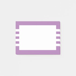 Modern Minimalist Purple White Stripes