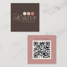 Modern Minimalist QR Code Makeup Artist