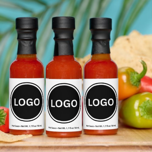 Modern Minimalist Round Business Logo Hot Sauces