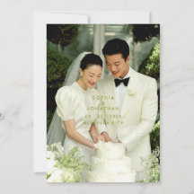 Modern Minimalist Save the Date