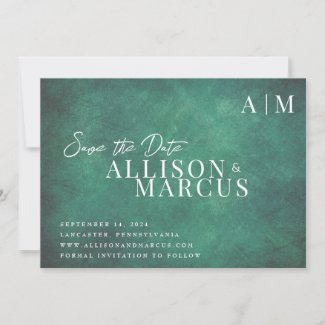 Modern minimalist Save the Date Invitation