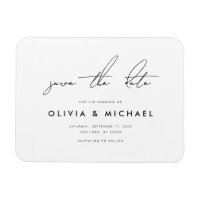 Modern Minimalist Save the Date