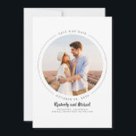 Modern Minimalist Save the Date Photo<br><div class="desc">Modern save the date photo cards</div>