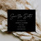 Modern minimalist save the date
