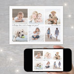 Modern Minimalist Script 6 Photo Collage Christmas Holiday Card<br><div class="desc">Share the simple joys of the holidays and 6 of your favorite pictures with modern minimalist photo collage "holiday cheer and a happy new year" cards. All text on this template can be personalized with any wording, such as Merry Christmas, Happy Holidays, Seasons Greetings, Joyful Wishes, etc. The simple black...</div>