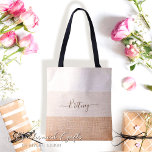 Modern Minimalist Script Bachelorette & Bridesmaid Tote Bag<br><div class="desc">Elevate your pre-wedding celebrations with our custom-made, modern minimalist Script Bachelorette and Bridesmaid Tote Bag. It's not only a perfect accessory to carry your essentials but also a memorable keepsake for your squad. Every piece is individually designed with love by Mylini Design, a well-regarded experienced designer, ensuring exclusivity and attention...</div>