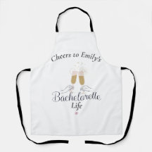 Modern Minimalist Script Bachelorette Custom Name