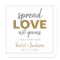 Modern Minimalist Script Spread Love Wedding Favor