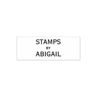 Modern Minimalist Script Wedding Return Address Self-inking Stamp