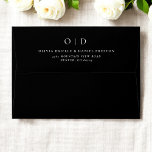 Modern Minimalist Simple Black Wedding  Envelope<br><div class="desc">A Modern Minimalist Simple Black Wedding Envelope would be a sleek, elegant choice for wedding invitations. The black color would exude sophistication, while the minimalist design emphasizes clean lines and simplicity. Ideal for couples who want to create an elegant atmosphere for their event, this envelope style would complement modern wedding...</div>