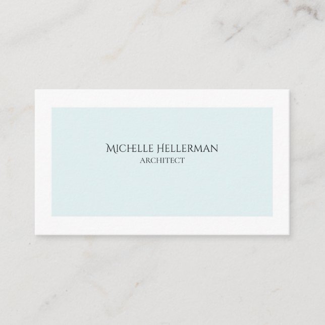 Modern Minimalist Simple Business Card (Front)