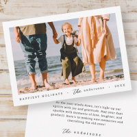 Modern Minimalist Simple Custom Family Photo