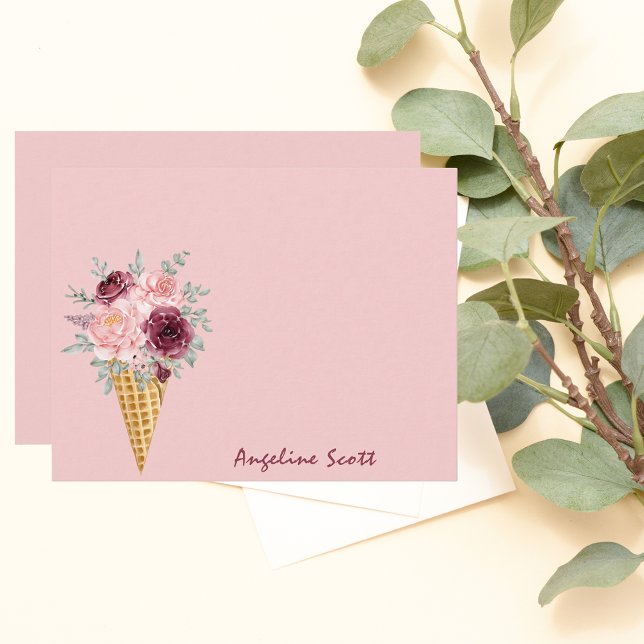 Modern Minimalist Simple Note Card (Creator Uploaded)