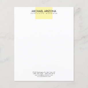 Modern Minimalist Simple Plain  Flyer