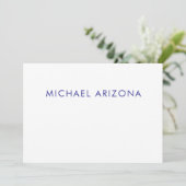 Modern Minimalist Simple Plain Own Name (Standing Front)