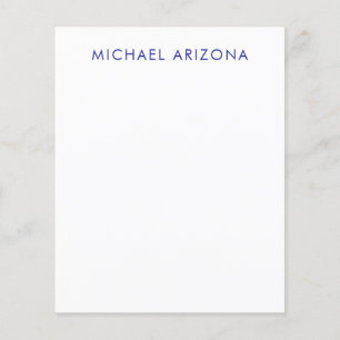 Modern Minimalist Simple Plain Own Name Flyer