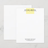 Modern Minimalist Simple Plain Paper Sheet (Front/Back)