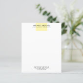 Modern Minimalist Simple Plain Paper Sheet (Standing Front)