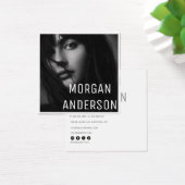 Modern Minimalist Simple Professional Photo Square (Desk)