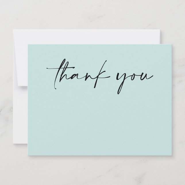 Modern Minimalist Simple Thank You Card (Creator Uploaded)
