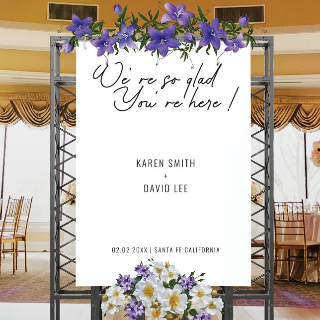 Modern Minimalist Simple Wedding Welcome Sign (Creator Uploaded)