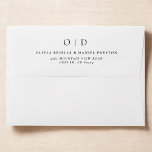 Modern Minimalist Simple White Wedding  Envelope<br><div class="desc">A Modern Minimalist Simple Wedding Envelope would be a sleek,  elegant choice for wedding invitations. 

This type of envelope would pair beautifully with minimalistic wedding invitations,  contributing to a cohesive and stylish presentation.</div>