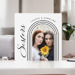 Modern Minimalist Sisters Photo Arch Plaque<br><div class="desc">A special gift for your sister, whether a family member or a sorority sister, this modern stylish plaque design has a contemporary geometric arch frame template to personalize with your selected photo. Celebrate your relationship of sisterhood and special times together with this custom gift that symbolizes your special bond and...</div>
