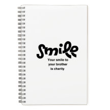 Modern Minimalist Smile is Charity Inspirational 